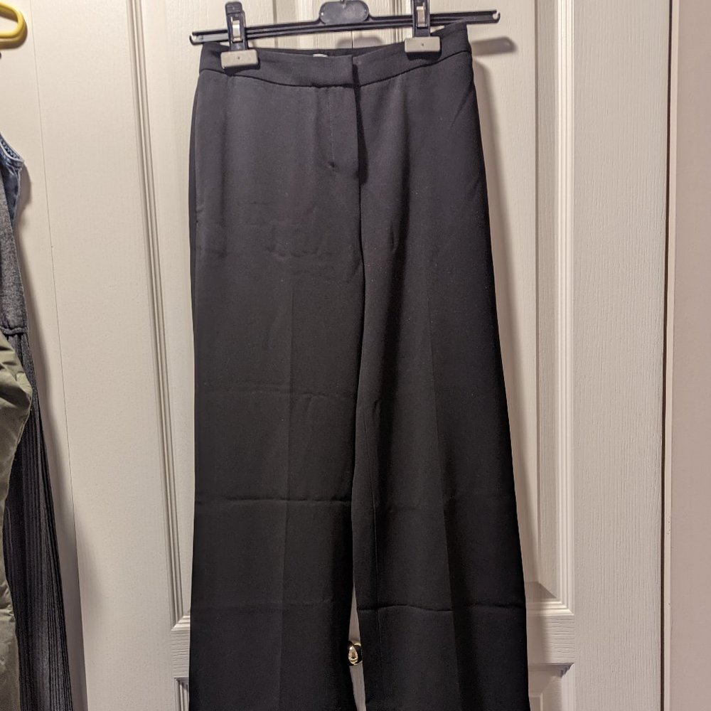Babaton Black High Waisted Wide-leg trousers 00